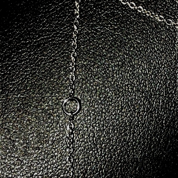 Diamond Necklace 925 Sterling Silver with 6 Diamonds - Picture 5 of 8